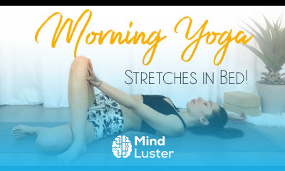 5 Minute Morning Yoga in Bed 30 Day Morning Yoga Challenge
