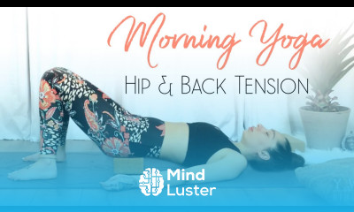 Restorative Morning Yoga for Back and Hip Tension 30 Day Morning Yoga Challenge