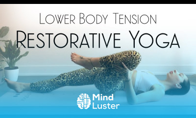Restorative Yoga for Lower Back and Hip Tension BEST Yoga Block Poses