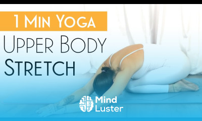 1 Minute Yoga Upper Back Shoulder Tension Relief