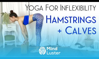 Beginners Yoga Stretches For Hamstrings Calves DAY 17 Yoga For Inflexible People