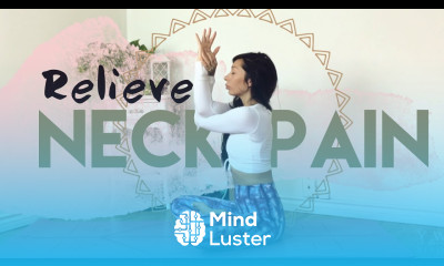 5 Minute Desk Yoga For Back Neck Pain Office Yoga For Beginners