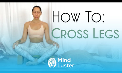 How To Sit Cross Legged In Sukhasana Easy Pose DAY 5 Beginners Yoga For Inflexible People
