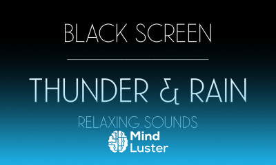 1 Hour Relaxing Thunder and Rain Sounds Rainstorm Sounds for Sleeping