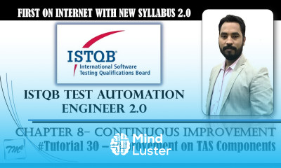 ISTQB Test Automation Engineer v2 0 Tutorial 30 Improvement on Technical Aspect of TAS Component