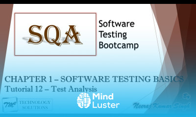 Software Testing Bootcamp Test Analysis Test Conditions Software Testing Tutorials