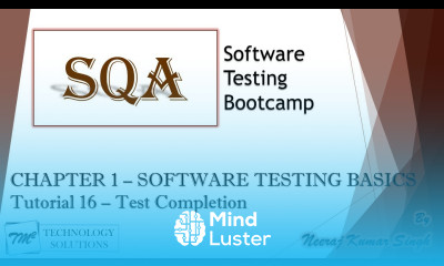 Software Testing Bootcamp Test Completion QA Training Software Testing Tutorials