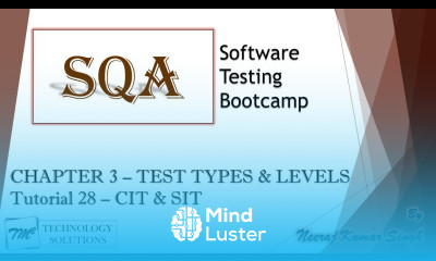 Software Testing Bootcamp Component Integration Testing System Integration Testing CIT SIT