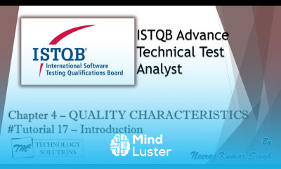 ISTQB Technical Test Analyst 4 1 Introduction Quality Characteristics ISTQB Tutorials