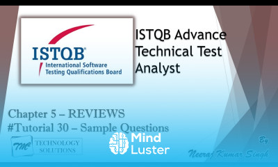 ISTQB Technical Test Analyst Sample Questions on Chapter 5 ISTQB Sample Questions