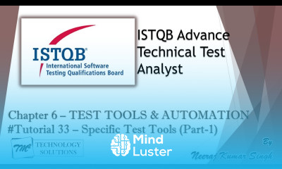 ISTQB Technical Test Analyst 6 2 Specific Test Tools Part 1 Fault Seeding Tool Web Test Tool