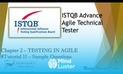 ISTQB Agile Technical Tester Sample Questions on Chapter 2 ISTQB Sample Questions