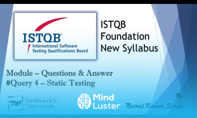 ISTQB Foundation Q A 4 Sample Question ISTQB Sample Questions