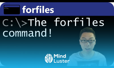 The Forfiles Command