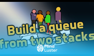 Build a queue from two stacks