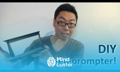 DIY Teleprompter Vlog