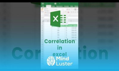 Correlation in Excel Explained in 40 Seconds shorts excel correlation