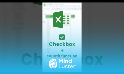 Excel Checkbox COUNTIF function Make attendance sheet with checkbox short excel viral
