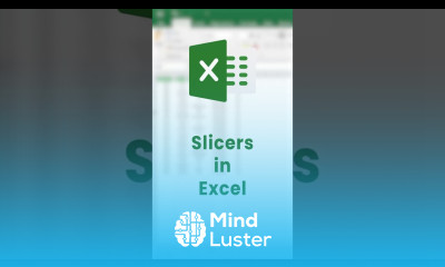 How to use Slicer in Excel Use Slicer to create Interactive data shorts excel exceltricks