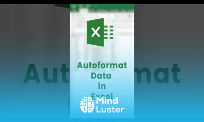 AutoFormat Data in Excel In 3 Easy Steps shorts excel