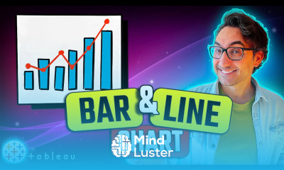 How to Create a Combination Charts with Bars Line Charts in Tableau Tableau Course 114