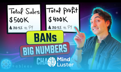 Tableau Charts BANS Tableau Course 133