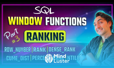 SQL Ranking Window Functions ROW NUMBER RANK DENSE RANK NTILE CUME DIST PERCENT RANK