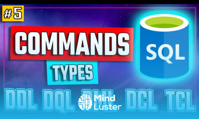 Types of SQL Commands DDL DQL DML DCL TCL SQL Tutorial 5