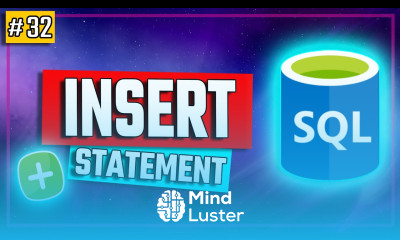 SQL INSERT Inserting data into Database SQL Tutorial 32
