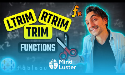 Remove Spaces LTRIM RTRIM TRIM Tableau Course 83