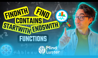 Pattern Search STARTSWITH ENDSWITH CONTAINS FIND FINDNTH Tableau Course 85