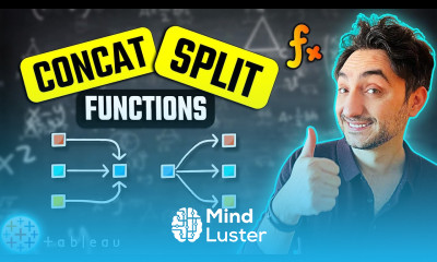 CONCAT SPLIT String Values Tableau Course 86