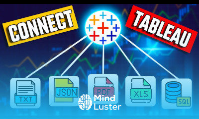 How to Connect Tableau to Database Text Excel CSV JSON and PDF Tableau Tutorial 6