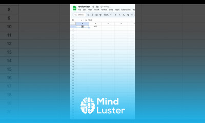 Random number generator in Google Sheets