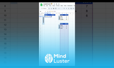 How to create inline array in Google Sheets googlesheets spreadsheettips spreadsheets