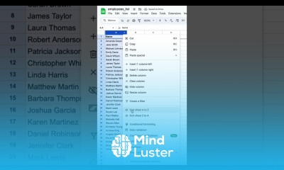 How to sort data in Google Sheets  googlesheets spreadsheet spreadsheettips exceltips