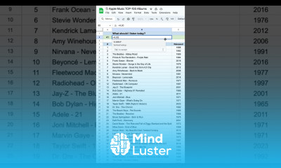 Simple randomizer in Google Sheets  googlesheets vlookup exceltips spreadsheet
