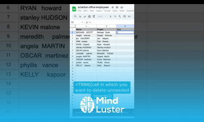  Two functions to clean up Google Sheets googlesheets shorts spreadsheethacks spreadsheet