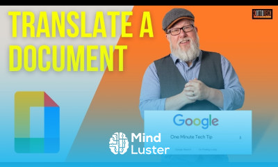 How to Translate a Document in Google Docs