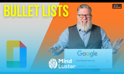 How to make bullet points in Google Docs