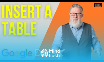 How to Insert a Table into a Google Doc