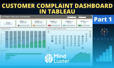 Tableau Dashboard Customer Complaint Dashboard Part 1 Build from Scratch tableau dataanalyst