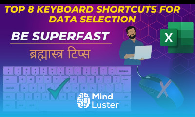 Top 8 Data selection shortcuts in Excel Best excel shortcuts zero to hero in excel