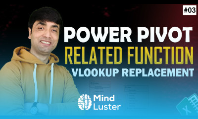 Power Pivot RELATED Function Vlookup Replacement Relationship and Import Folder Data