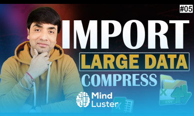 Import Large and Compression in Power Pivot Reduce File Size using Power Pivot