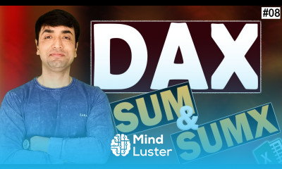Learn DAX Sum vs SumX Function - Mind Luster