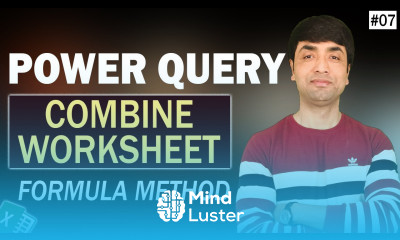 Power Query Formula Method Combine Excel Worksheets in a Workbook using Power Query Formula