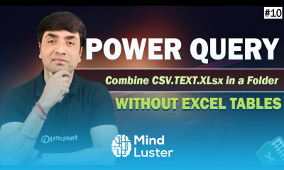 Combine Data from Folder Without Excel Tables Get a List of File names from a Folder in Excel