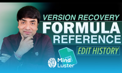 Google Sheets Formula Reference Version Recovery and Edit History