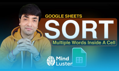 How to SORT Multiple Words inside a Cell Must Watch Google Sheets Tricks